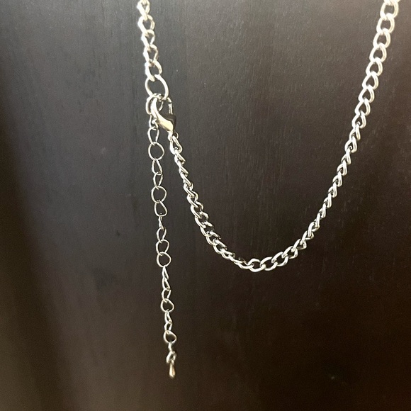 HAND CRAFTED Silver Necklace with Spider Charm - Picture 4 of 4